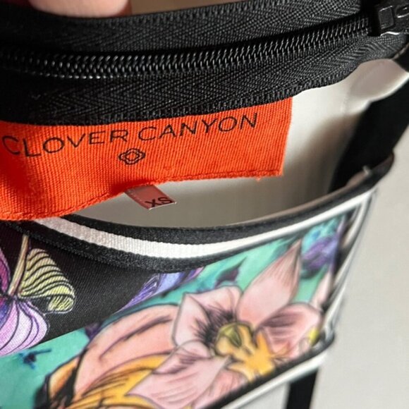 Clover Canyon Enchanted Garden Floral Scuba Bodycon Dress Sz XS - Picture 7 of 12